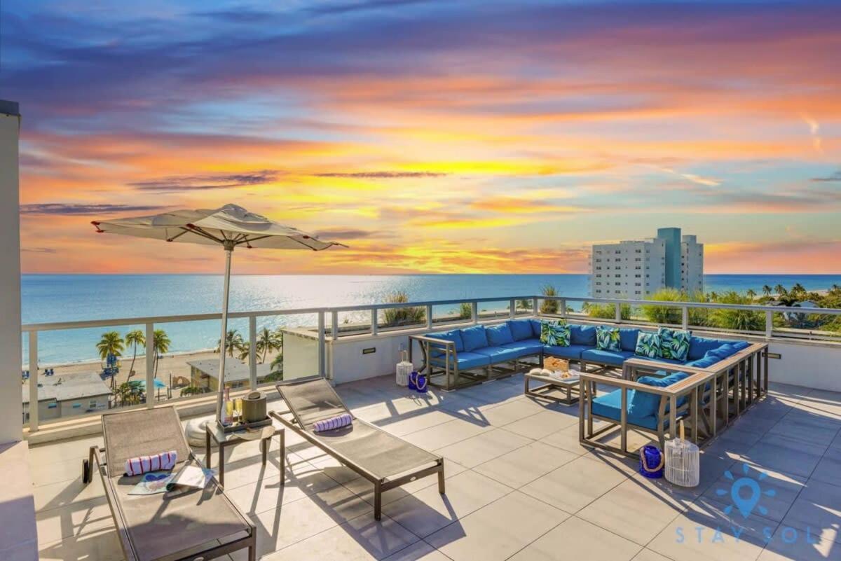 Ocean View - Balcony - Hollywood Beach Broad-Walk Esterno foto